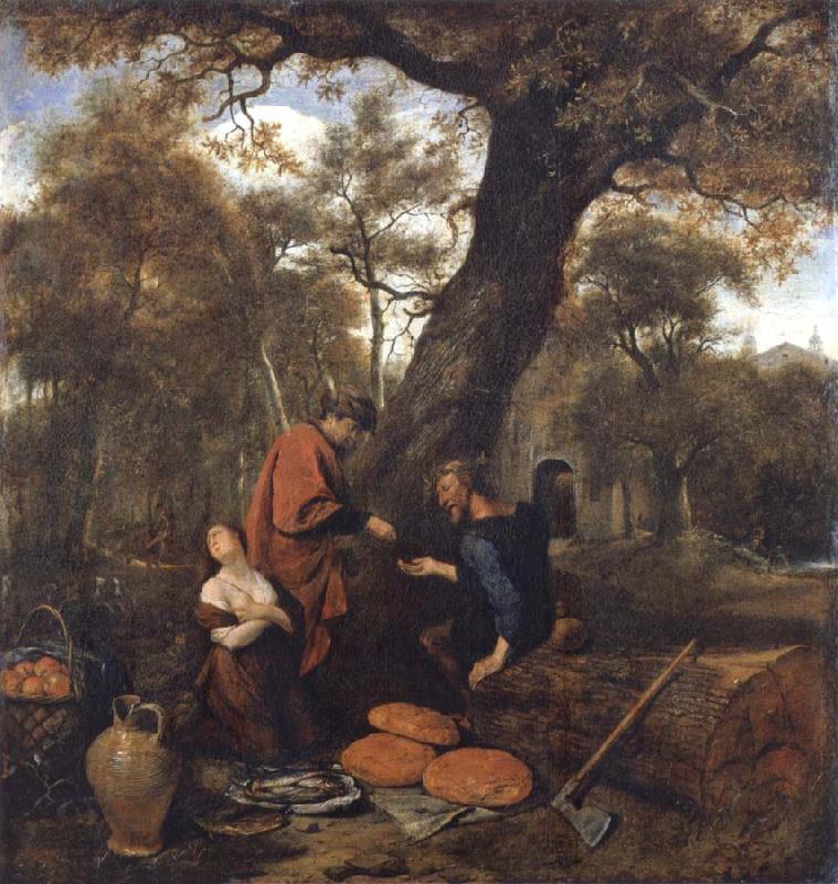 Jan Steen Erysichthon selling his daughter Mestra oil painting image